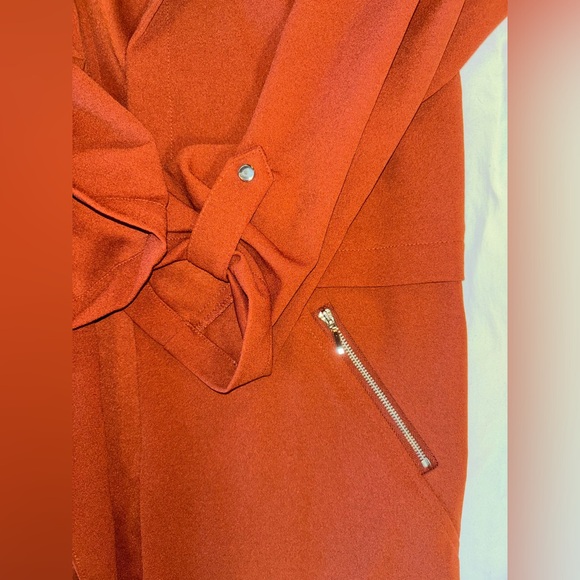 Auburn mid-length cardigan/blazer with quarter sleeves. Size small. - Picture 2 of 3